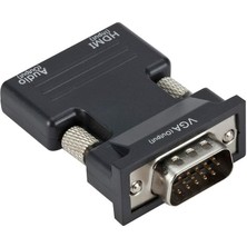 Platoon HDMI VGA Çevirici Sesli HDMI VGA Çevirici Dişi