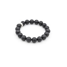 Murty99 Hakiki Doğal Şungit Taşı Bileklik 1.kalite 002 Shungite
