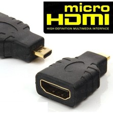 Uğur Tekno Micro HDMI M To HDMI F Dönüştürücü , Tablet, Ultrabook, Kamera Için (Hdmı Dişi - Micro HDMI Erkek)