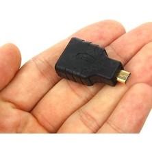 Uğur Tekno Micro HDMI M To HDMI F Dönüştürücü , Tablet, Ultrabook, Kamera Için (Hdmı Dişi - Micro HDMI Erkek)