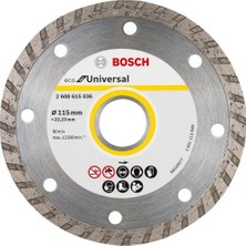Bosch Eco For Üni̇versal 115 mm Turbo Elmas Kesi̇ci̇ 2608615036