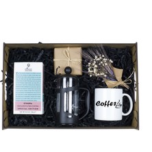 Kitaplı Hediye Kahve Severlere Özel Doğum Günü Hediye Konsepti