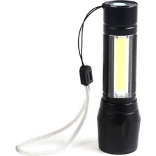 Mini Çok Güçlü Şarjlı El Feneri (Xpe-Cob LED )