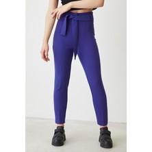 Lime Moda Kemerli Kumaş Pantolon-Saks