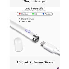 Fuchsia Apple iPad 5 Air Uyumlu Dokunmatik Ekran Kalemi Yazı ve Çizim Için Stylus Pen