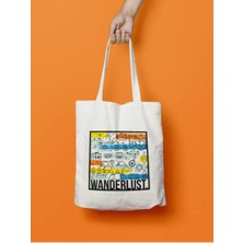 Bikutumutluluk Wanderlust Bez Çanta