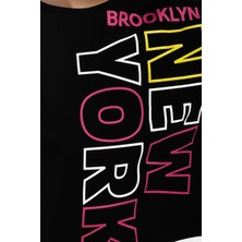 RolyPoly Newyork Siyah Kız Çocuk Bermuda Tayt Takım