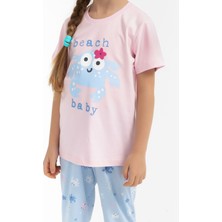 RolyPoly Beach Baby Açık Pembe Kız Çocuk Pijama Takımı