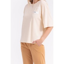 Arnetta Color Fildişi Salaş Kadın  Pijama Takımı