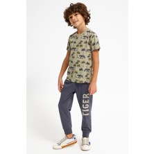 RolyPoly Tiger Açık Haki Erkek Çocuk Eşofman Takımı