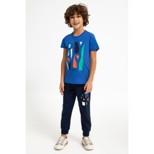 RolyPoly Cobalt Mavi Erkek Çocuk Eşofman Takım