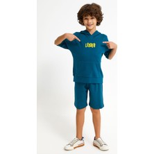 RolyPoly Leader Ördek Yeşili Erkek Çocuk Bermuda Takım