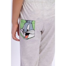 Bugs Bunny  Mint Yeşili Kız Çocuk Kapri Takım