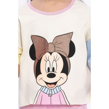 Minnie Mouse  Trending Minnie Fildişi Kız Çocuk Eşofman Takımı