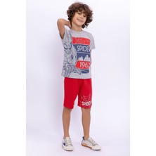 Marvel Spider-Man  Spidey Grimelanj Erkek Çocuk Bermuda Takım