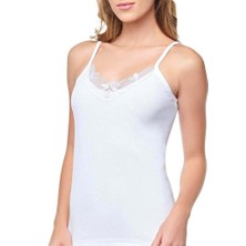 Tutku 140 Bayan Ribana Geniş Askılı Güpürlü (6 Lı)