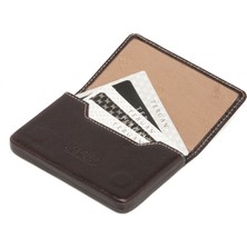 Kahve Deri Unisex Kartvizitlik 01546A98