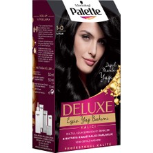 Palette Deluxe Saç Boyası 1-0 Siyah