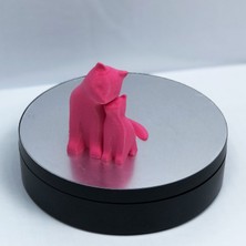 NBShop 3D Anne ve Yavru Kedi Figürlü Biblo / Oyuncak