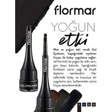 Flormar Mat Bitişli Jel Eyeliner | 2.2 G 001GEL Black