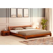 Zerka Concept Arte Ithal Ladin Masif Ahşap Karyola 90 x 190