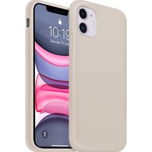 Miscase Apple iPhone Xr Silikon Case Mikrofiber Iç Arka Koruma Telefon Kılıfı Gri