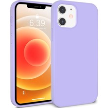 Miscase Apple iPhone Xr Silikon Case Mikrofiber Iç Arka Koruma Telefon Kılıfı Lila