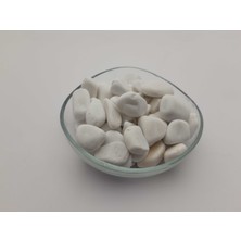 Be Beauty Dekoratif Beyaz Renkte Orta (10-25MM) Çakıl Taşı  350 gr