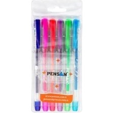 Pensan Simli Jel Kalem 6 'lı
