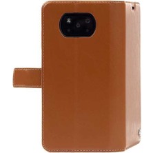 Case World Caseworld General Mobile 22 Plus Deri Deluxe Kapaklı Cüzdanlı Kılıf - Kahverengi