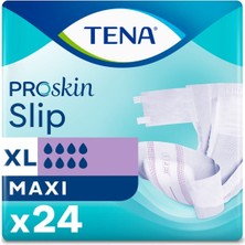 Tena Slip Maxi Bel Bantlı Hasta Bezi, En Büyük Boy (Xl), 8 Damla, 24'Lü 3 Paket 72 Adet