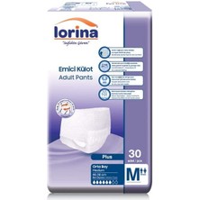 Lorina Yetişkin Emici Külot Medium 30'Lu 3 Paket 90 Adet