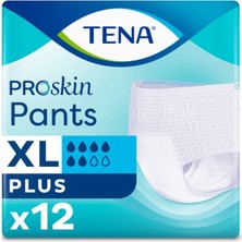 Tena Proskin Pants Plus Emici Külot, En Büyük Boy (Xl), 6 Damla, 12'Li 3 Paket 36 Adet