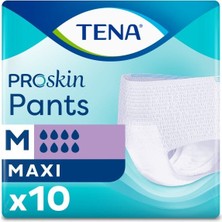 Tena Proskin Pants Maxi Emici Külot, Orta Boy (M), 8 Damla, 10'Lu 4 Paket 40 Adet