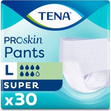 Tena Proskin Pants Super Emici Külot, Büyük Boy (L), 7 Damla, 30'Lu 2 Paket 60 Adet