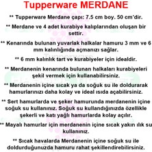 Tupperware Merdane ve Kurabiye Kalıpları Sihirli Merdane Mor Hsgl