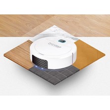SunniMix 3 W Akülü Akıllı Robot Süpürge Uv Sterilizatör USB Şarj Edilebilir Beyaz (Yurt Dışından)