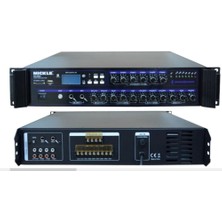 Mickle MA5650 325-650W /100V 6 Zone Volum Ayarlı Mikser Amfi, Mp3 Player, Usb/sd Bluetooth, Fm Radyo