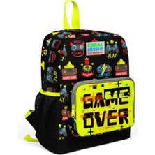 Coral High Kids Siyah Fosforlu Iki Bölmeli Okul Çantası 23628