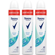Rexona Motionsense Kadın Sprey Deodorant Shower Fresh 200 ml X3