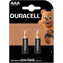 Duracell LR03/MN2400 Alkalin Aaa Ince Kalem Pil 2'li Paket