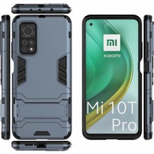 Dacare Xiaomi Redmi K30 Pro Için Plastik + Tpu Hibrit Telefon Kılıfı  - Mavi (Yurt Dışından)