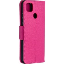 Dacare Xiaomi Redmi 9c Için Deri Koruyucu Telefon Kılıfı - Pembe (Yurt Dışından)