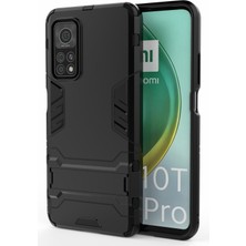 Dacare Xiaomi Redmi K30 Pro Için Plastik + Tpu Hibrit Telefon Kılıfı  - Siyah (Yurt Dışından)