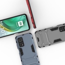 Dacare Xiaomi Redmi K30 Pro Için Plastik + Tpu Hibrit Telefon Kılıfı  - Siyah (Yurt Dışından)