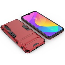 Dacare Xiaomi Mi Cc9 Için Plastik + Tpu Hibrit Kılıf - Kırmızı (Yurt Dışından)