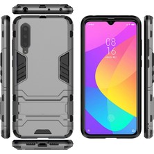 Dacare Xiaomi Mi Cc9 Için Plastik + Tpu Hibrit Kılıf - Gri (Yurt Dışından)