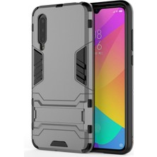 Dacare Xiaomi Mi Cc9 Için Plastik + Tpu Hibrit Kılıf - Gri (Yurt Dışından)