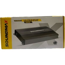 Soundmax Oto Anfi 5500W 5 Kanal Bass Kontrol