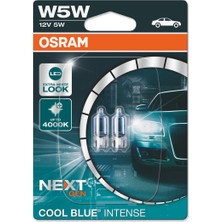 Osram Cool Blue Intense Nex Gen T10 4000K Beyaz Işık Park Ampulü (2'li Set)